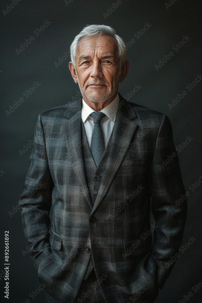 7. Elderly man in a stylish suit, smiling confidently, full body, High resolution photography, detailed, realistic, The photo is taken with a Canon EOS R5, with a 17mm, simple solid background, 7. Elderly man in a stylish suit, smiling confidently, full body, High resolution photography, detailed, realistic, The photo is taken with a Canon EOS R5, with a 17mm, simple solid background,