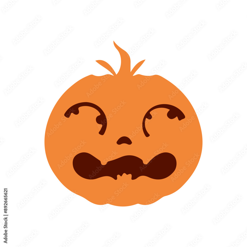 halloween pumpkin with facial expression, vector, silhouette, vector illustration, abstract, art, 3d rendering halloween pumpkin with facial expression, vector, silhouette, vector illustration, abstract, art, 3d rendering