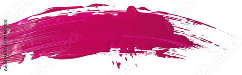Clipart Graphic,  Magenta Paint Brush stroke Broad Swath