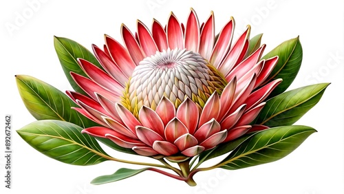 Celebrating the Beauty of Nature's Diversity: A Botanical Illustration Generative AI Computer-generated