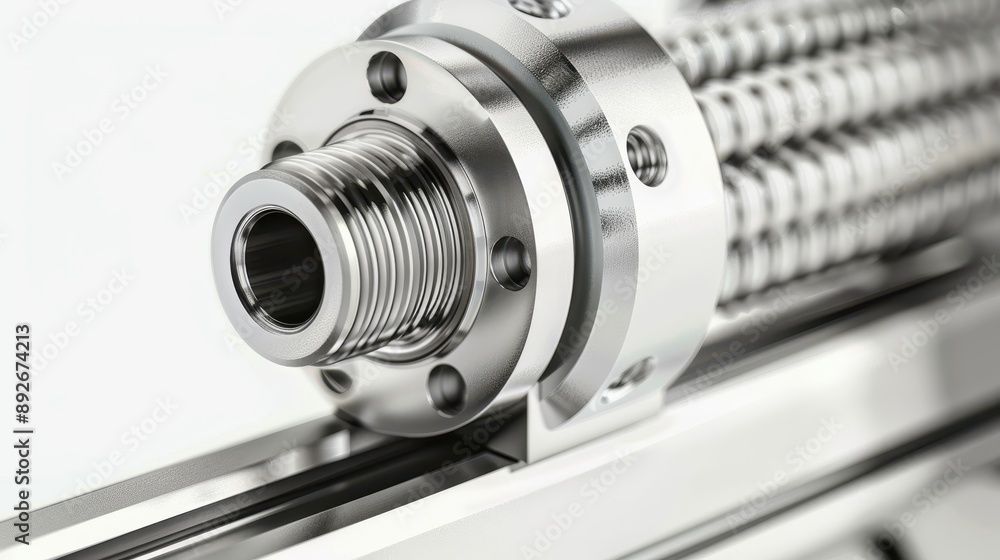 A machine with a silver casing and a silver ball inside A machine with a silver casing and a silver ball inside