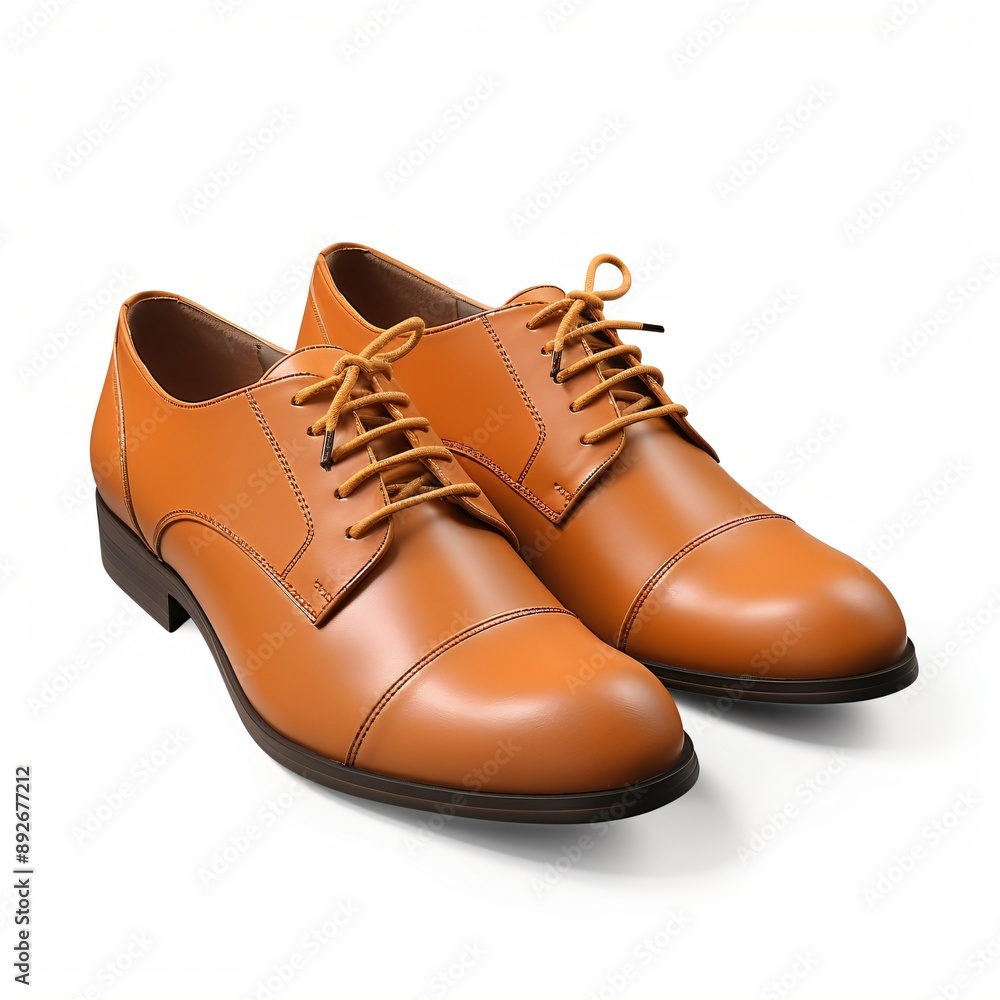 pair of brown shoes pair of brown shoes