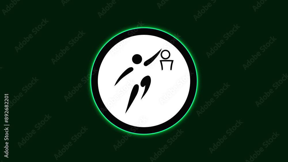Basketball Logo Neon Light Board View Dark Background, Summer Sport Event icon Illustration Abstract image Basketball Logo Neon Light Board View Dark Background, Summer Sport Event icon Illustration Abstract image