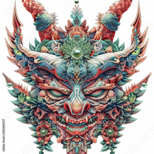 Wallpaper Mural Mystical Creatures and Mechanical Wonders in Vector Art Torontodigital.ca