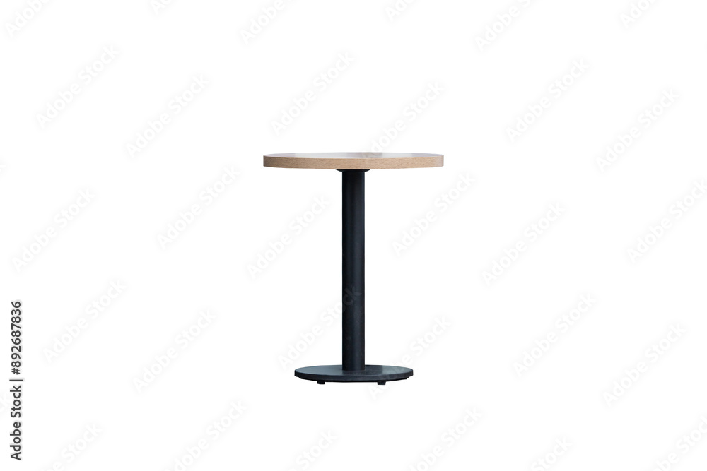 round table isolated on white background round table isolated on white background