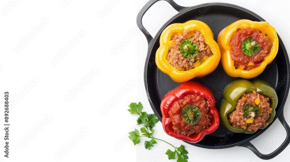 A Feast of Colors: Stuffed Peppers Ready to Sizzle A Feast of Colors: Stuffed Peppers Ready to Sizzle