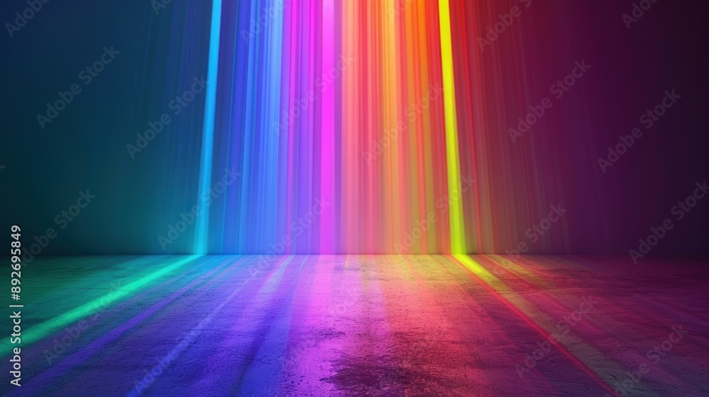 Rgb Scenary Rainbow stage performance show beam lights effect background wallpaper ...