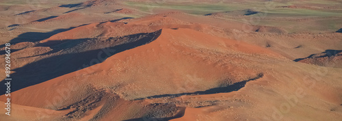 Namibia, the Namib desert, wild landscape, panorama in rain season
