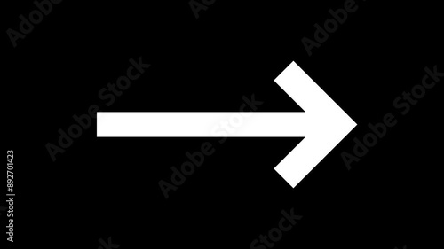 Arrow black background overlay