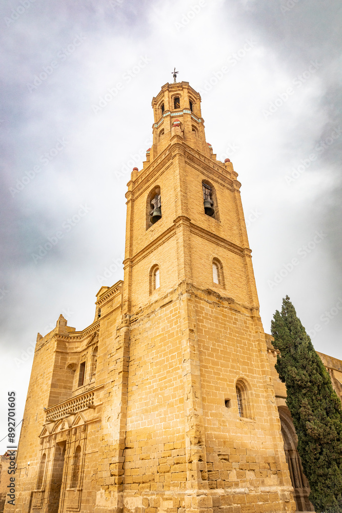 Church of Santa Maria in Ejea de los Caballeros, Comarca of Cinco Villas, province of Zaragoza, Aragon, Spain Church of Santa Maria in Ejea de los Caballeros, Comarca of Cinco Villas, province of Zaragoza, Aragon, Spain