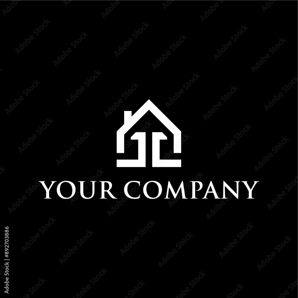 house initials concept house initials concept