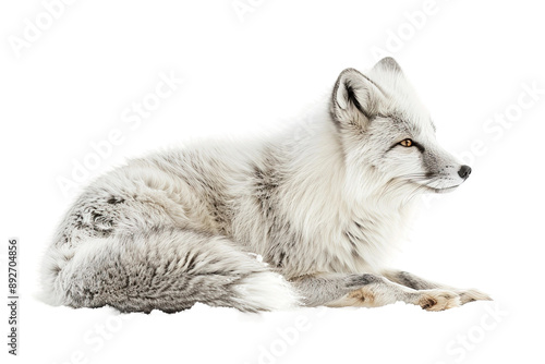 Arctic Fox in Color Transition photo