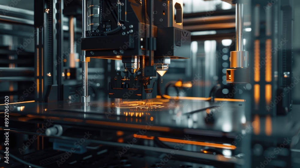 Advanced CNC Laser Cutting Machine in Industrial Manufacturing Advanced CNC Laser Cutting Machine in Industrial Manufacturing