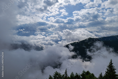 Mountain landscape in the Italian Dolomites