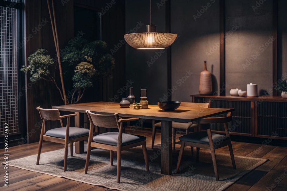 Obraz premium Calm and Balanced Dining Area