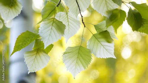 Birch leaves