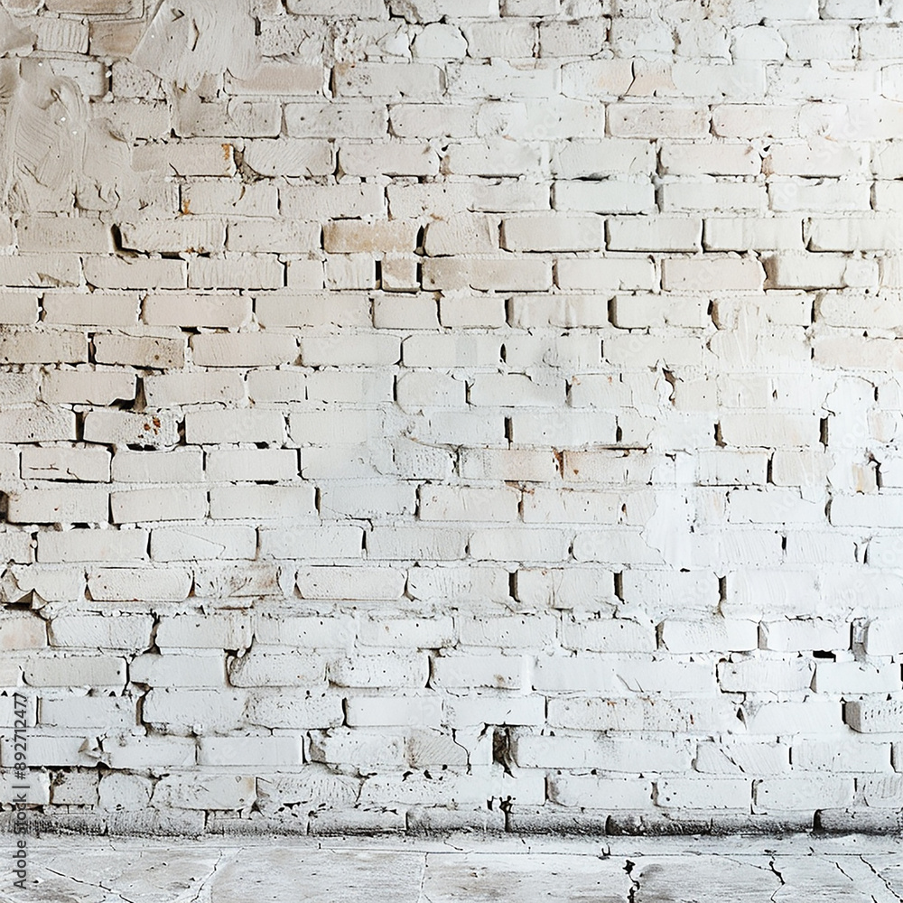 Fototapeta premium white brick wall background