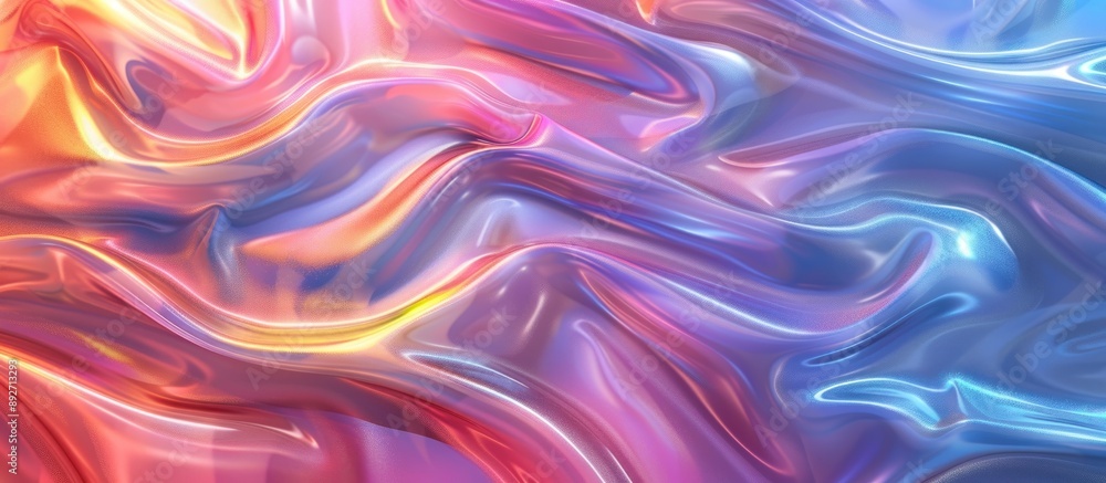 Obraz premium Abstract Colorful Swirling Pattern