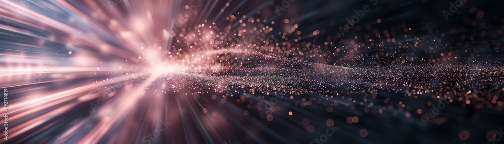 Abstract light trails creating a mesmerizing galaxy-like effect with pink and purple hues, giving an impression of speed and movement. Abstract light trails creating a mesmerizing galaxy-like effect with pink and purple hues, giving an impression of speed and movement.