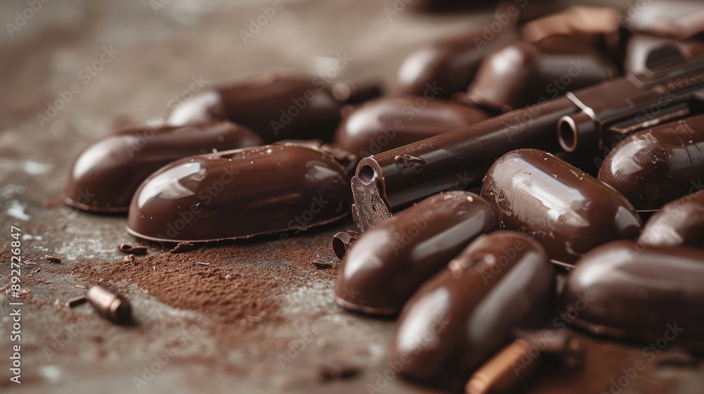 coffee beans and chocolate coffee beans and chocolate