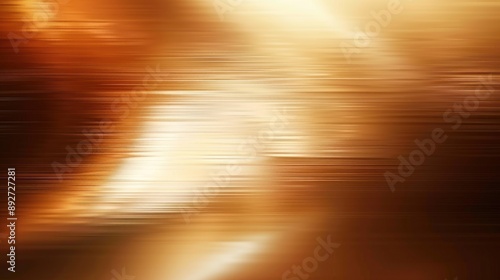 Abstract golden and orange shape with textured effect.