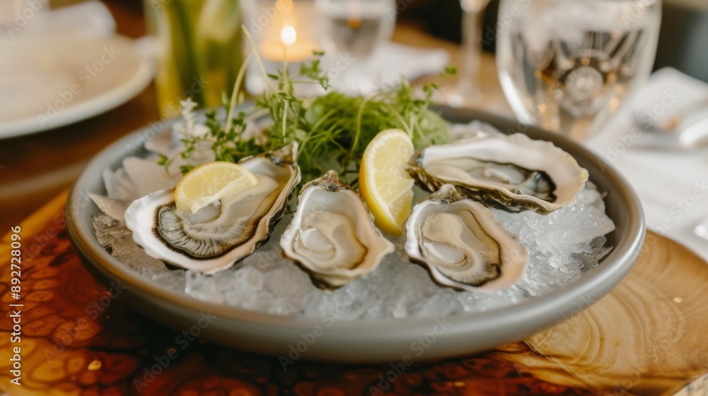 Oysters with lemon Oysters with lemon