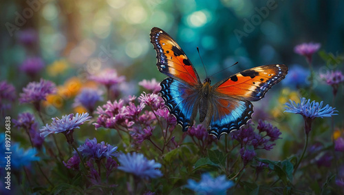Butterfly's Garden Bliss © Moss