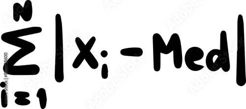 Statistics Mathematics Formulas Handwritten