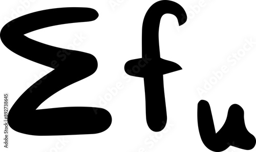 Statistics Mathematics Formulas Handwritten