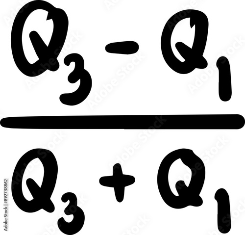 Statistics Mathematics Formulas Handwritten