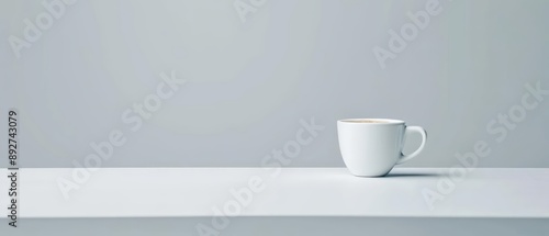 Wallpaper Mural An ultramodern, supernatural scene with copy space for a tea banner, featuring a steaming cup Torontodigital.ca