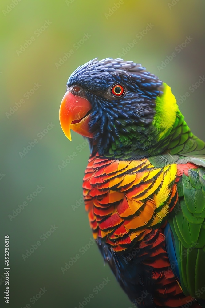 Close-up of a vibrant, colorful parrot with a blurred background, highlighting its feathers and bright eyes in natural light. Close-up of a vibrant, colorful parrot with a blurred background, highlighting its feathers and bright eyes in natural light.