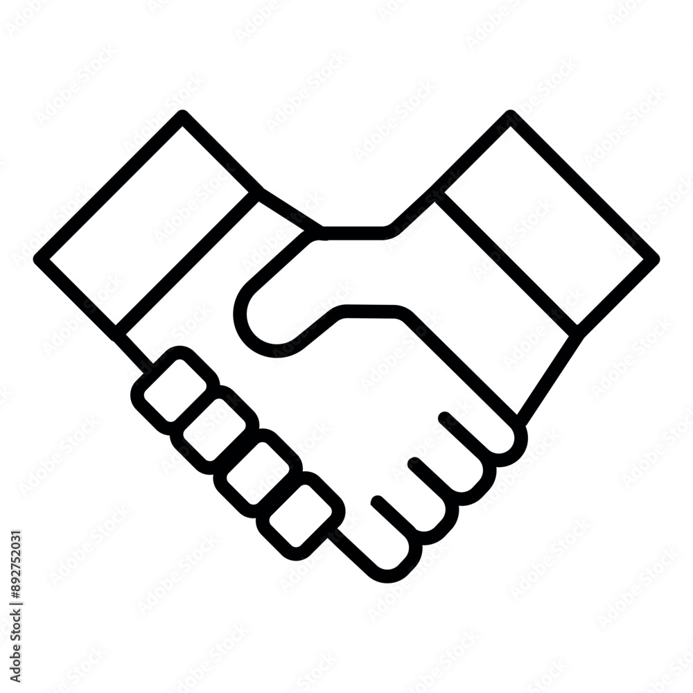 Obraz premium Joint Ventures vector icon