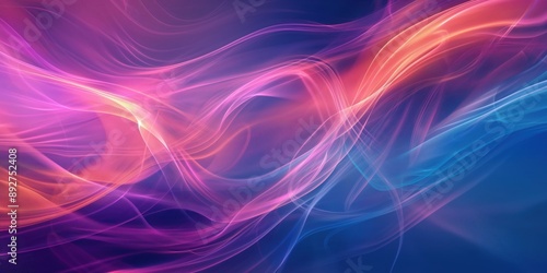 Abstract Pink and Red Smoke Background created by ai