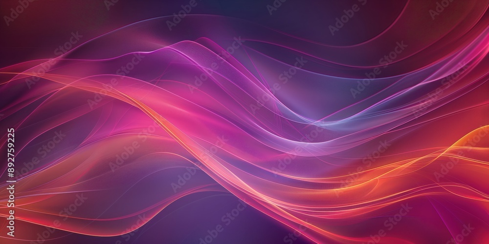 Fototapeta premium Abstract Pink and Red Smoke Background created by ai