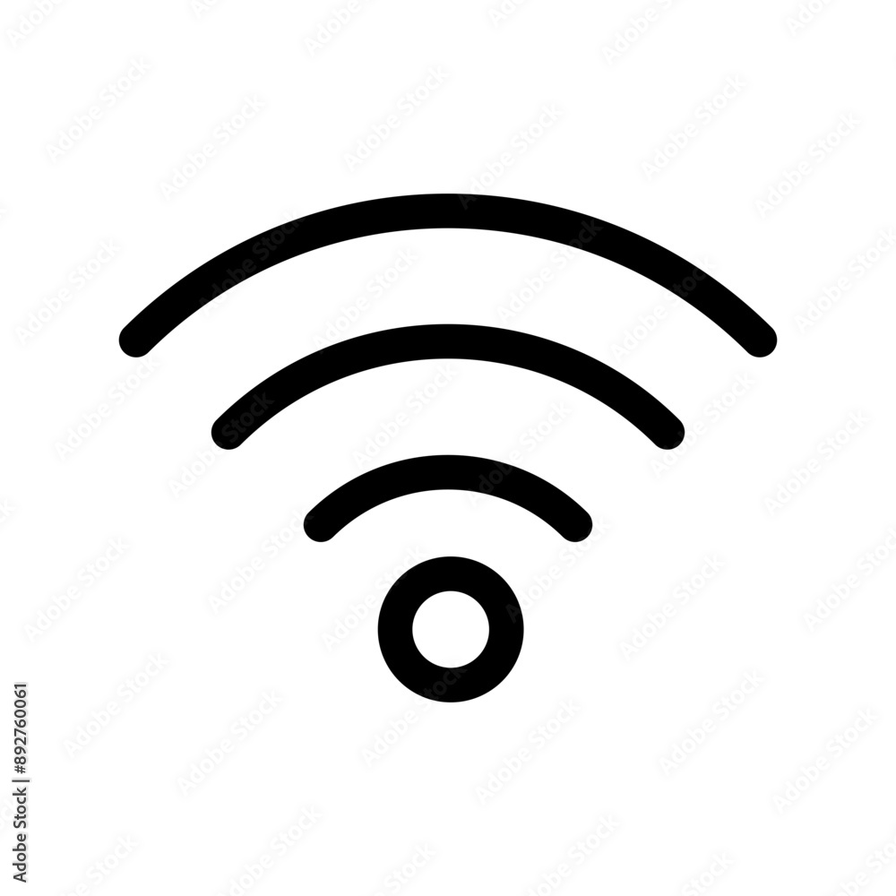 Signal icon design in filled and outlined style Signal icon design in filled and outlined style
