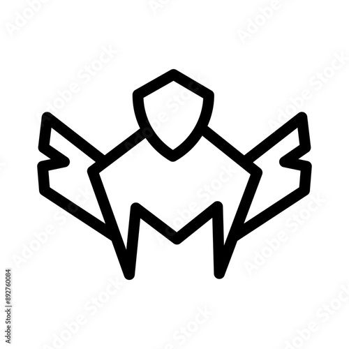 valkyrie icon design in filled and outlined style