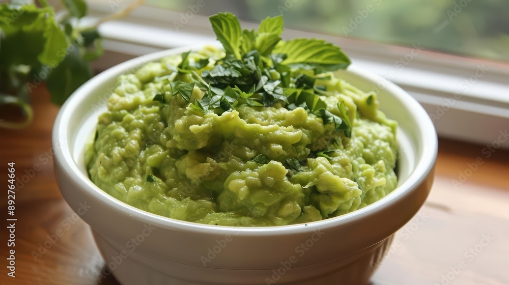 Mashed avocado provides healthy fats and essential nutrients, making it an ideal baby food Mashed avocado provides healthy fats and essential nutrients, making it an ideal baby food