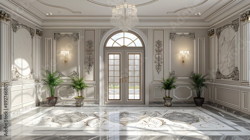 interior of a luxury hotel