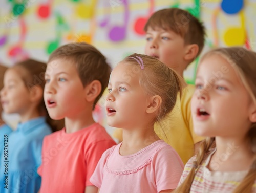 Kids Singing Choir Music Class Education
