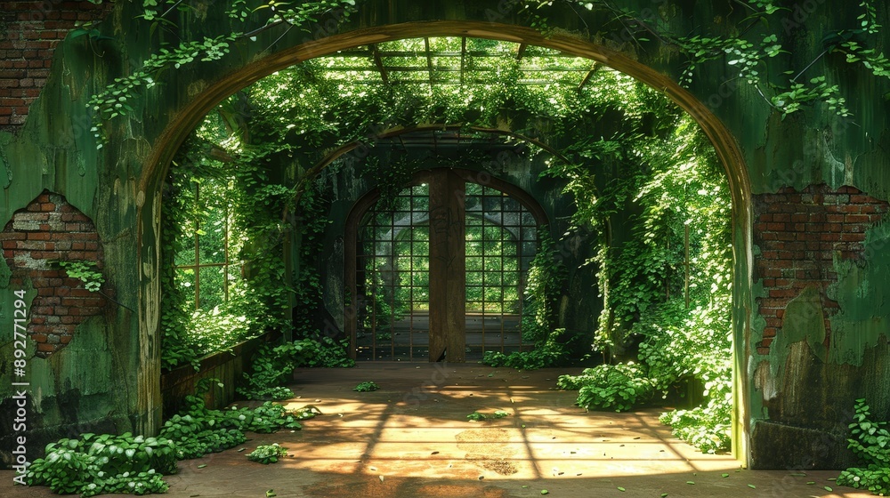 Obraz premium green leaves and nature landscapes