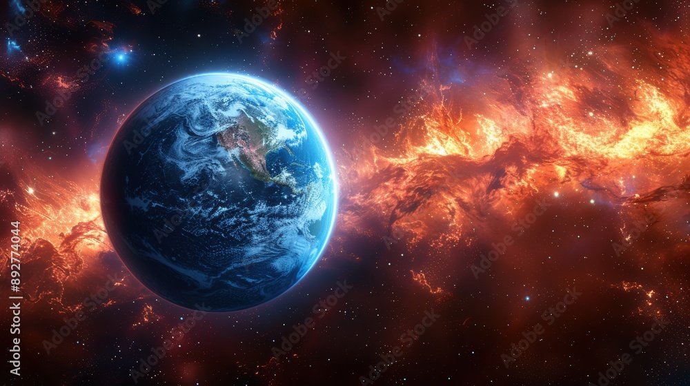 planet in space planet in space