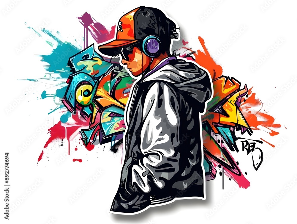 Stylish Streetwear Graffiti Design Suitable for Shirt Print or Sticker Stylish Streetwear Graffiti Design Suitable for Shirt Print or Sticker