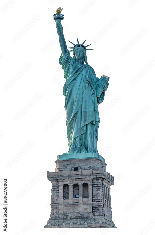 Fototapeta premium Statue of Liberty view in daylight with clear sky