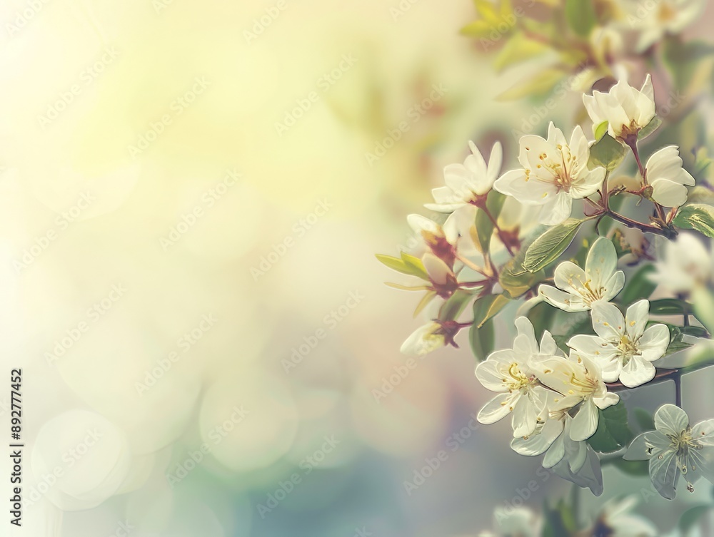 Blooming White Flowers: A Serene Springtime Canvas Perfect for Easter Celebrations Blooming White Flowers: A Serene Springtime Canvas Perfect for Easter Celebrations