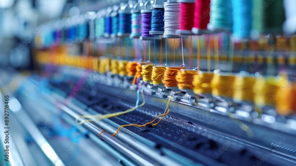 Automated embroidery machine in the digital textile industry Automated embroidery machine in the digital textile industry