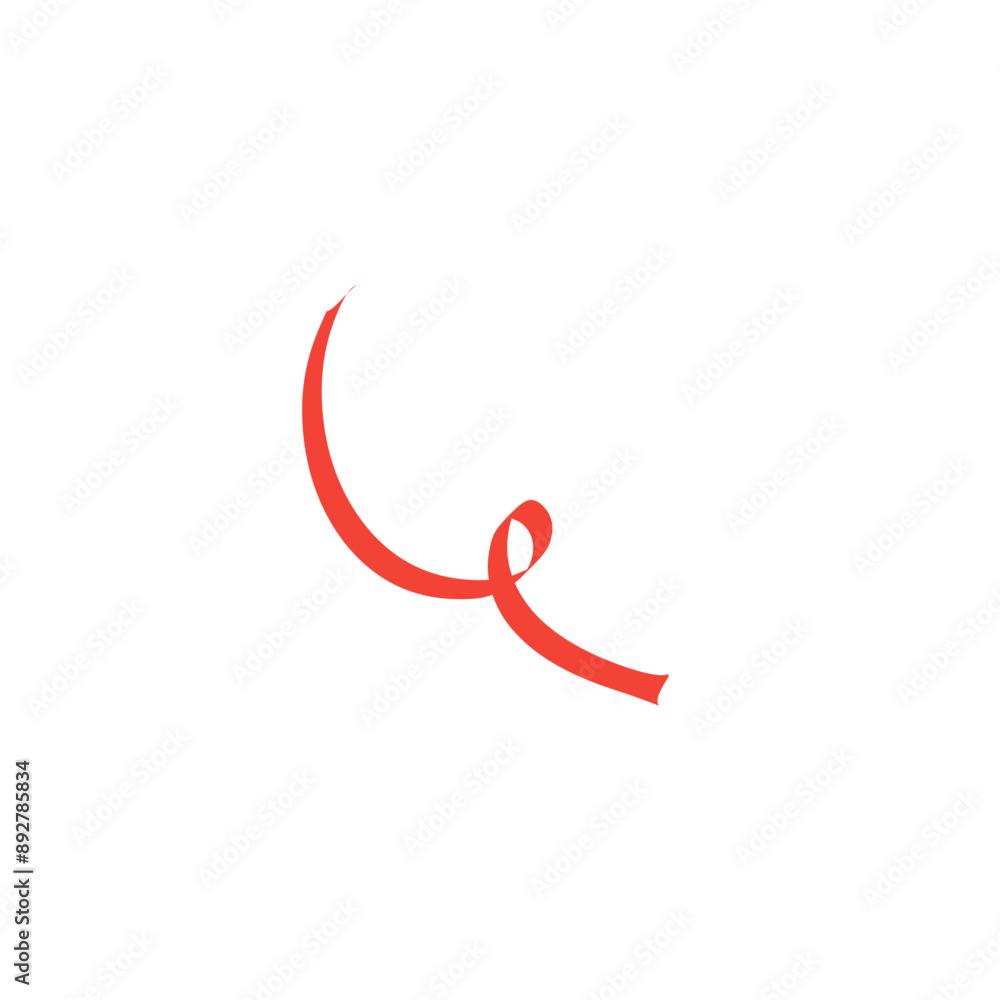 confetti red ribbon confetti red ribbon