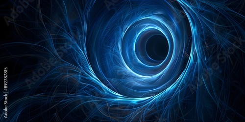 Abstract background featuring blue glowing lines in a continuous infinity pattern, symbolizing perpetual motion