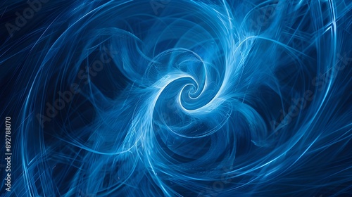 Abstract background featuring blue glowing lines in a continuous infinity pattern, symbolizing perpetual motion