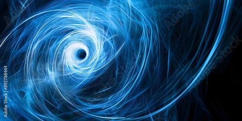 Abstract background featuring blue glowing lines in a continuous infinity pattern, symbolizing perpetual motion